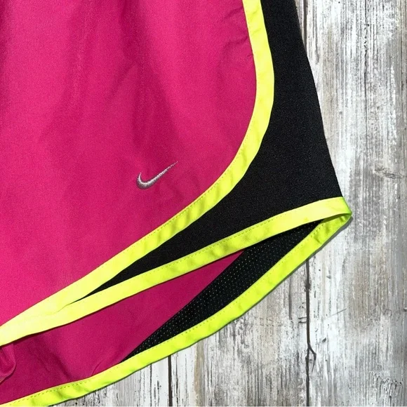 Nike Pink, Green, & Black Tempo Shorts - Picture 3 of 5